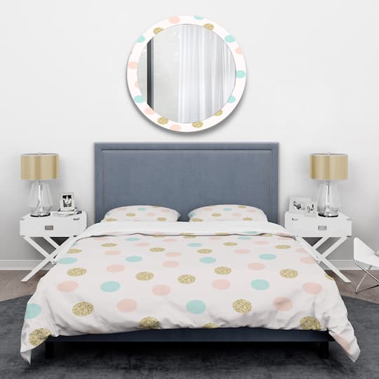 Designart 'Gold Chic Design III' Mid-Century Duvet Cover Set